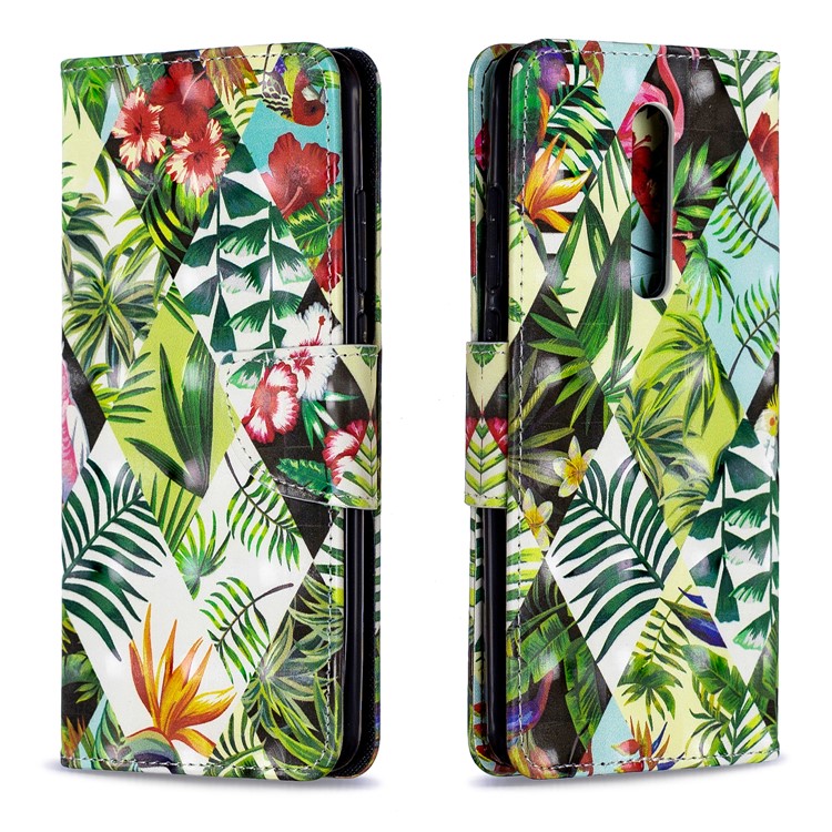 Pattern Printing Light Spot Decor Leather Wallet Case for Xiaomi Redmi K20 / Mi 9T / Redmi K20 Pro / Mi 9T Pro - Leaves-4