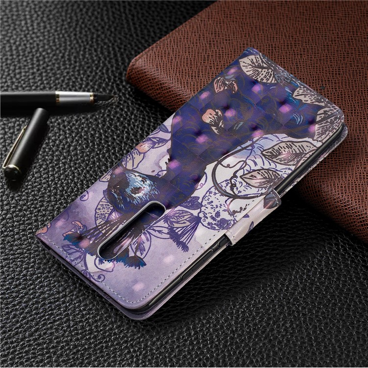 Pattern Printing Light Spot Decor Leather Wallet Case for Xiaomi Redmi K20 / Mi 9T / Redmi K20 Pro / Mi 9T Pro - Peacock-8