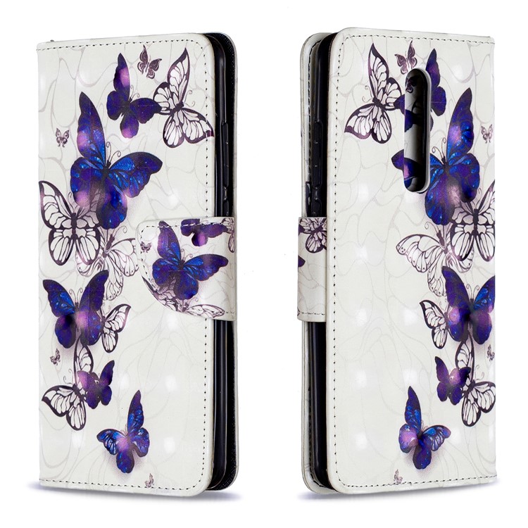 Pattern Printing Light Spot Decor Leather Wallet Case for Xiaomi Redmi K20 / Mi 9T / Redmi K20 Pro / Mi 9T Pro - Beautiful Butterfly-4
