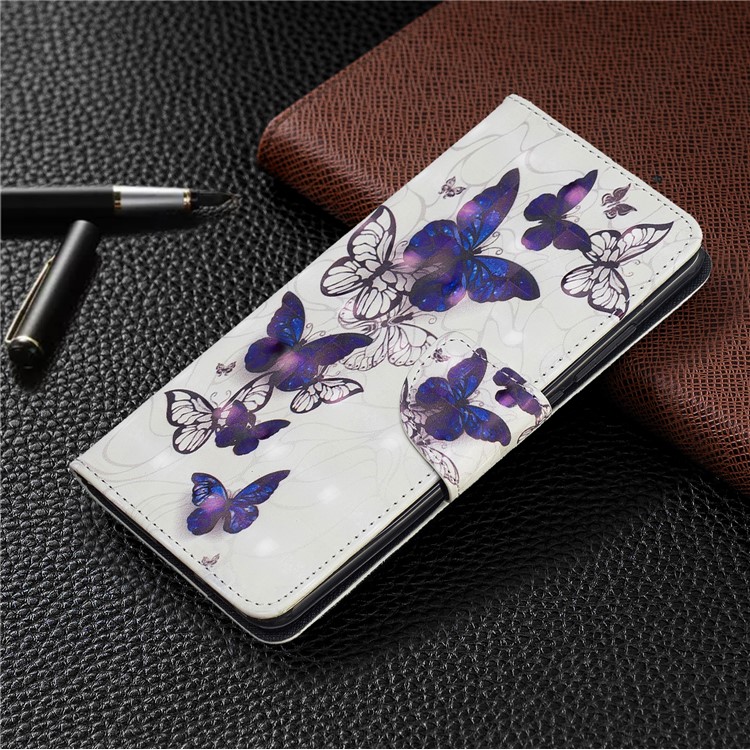 Pattern Printing Light Spot Decor Leather Wallet Case for Xiaomi Redmi K20 / Mi 9T / Redmi K20 Pro / Mi 9T Pro - Beautiful Butterfly-7