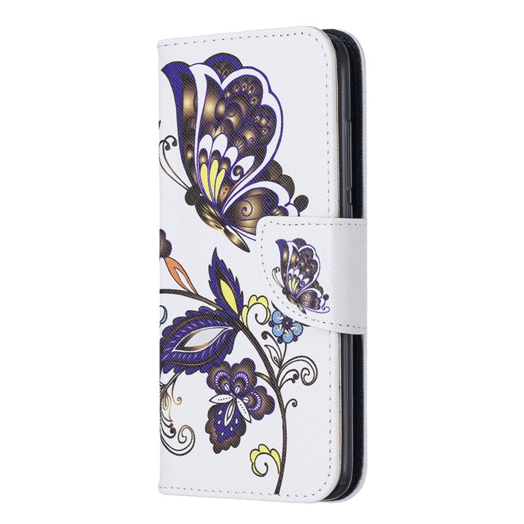 Pattern Printing Leather Wallet Stand Case for Xiaomi Redmi 7A - Butterfly Pattern-2