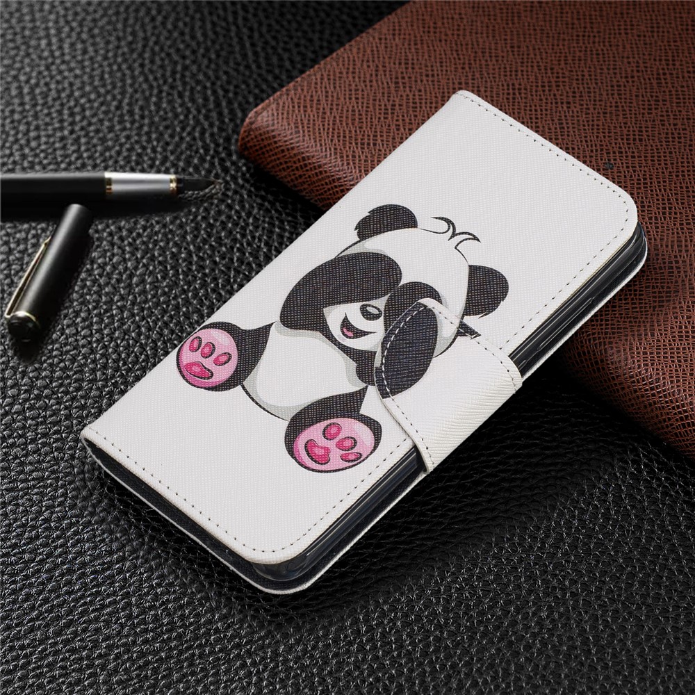 Шаблон Печати Кожаный Чехол Для Кошелька Для Xiaomi Redmi 7A - Милая Панда-7