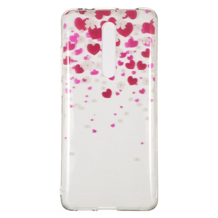 Pattern Printing IMD TPU Phone Covering Case for Xiaomi Redmi K20 / Mi 9T / K20 Pro / Mi 9T Pro - Hearts-2