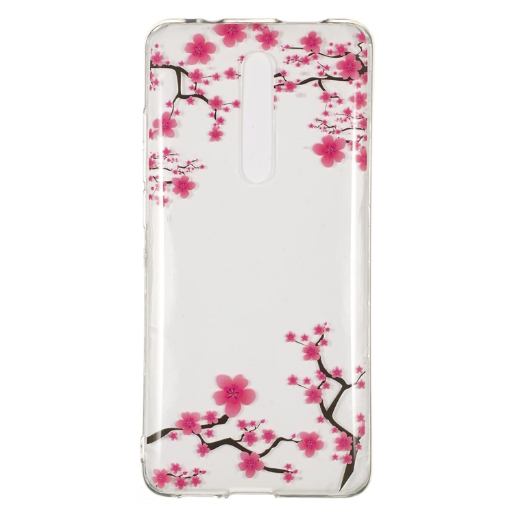Pattern Printing IMD TPU Phone Covering Case for Xiaomi Redmi K20 / Mi 9T / K20 Pro / Mi 9T Pro - Pink Flowers-2