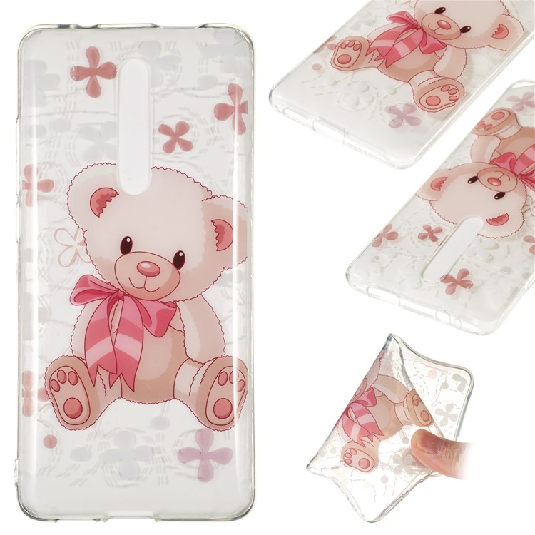Pattern Printing IMD TPU Phone Covering Case for Xiaomi Redmi K20 / Mi 9T / K20 Pro / Mi 9T Pro - Bear-1