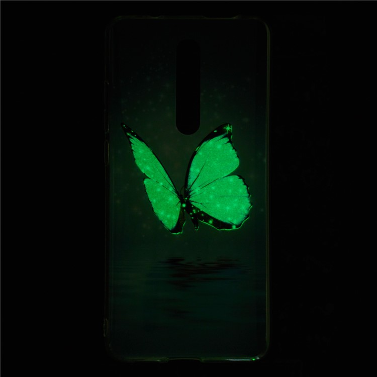 Luminous IMD TPU Case Cover for Xiaomi Redmi K20 / Mi 9T / K20 Pro / Mi 9T Pro - Blue Butterfly-6