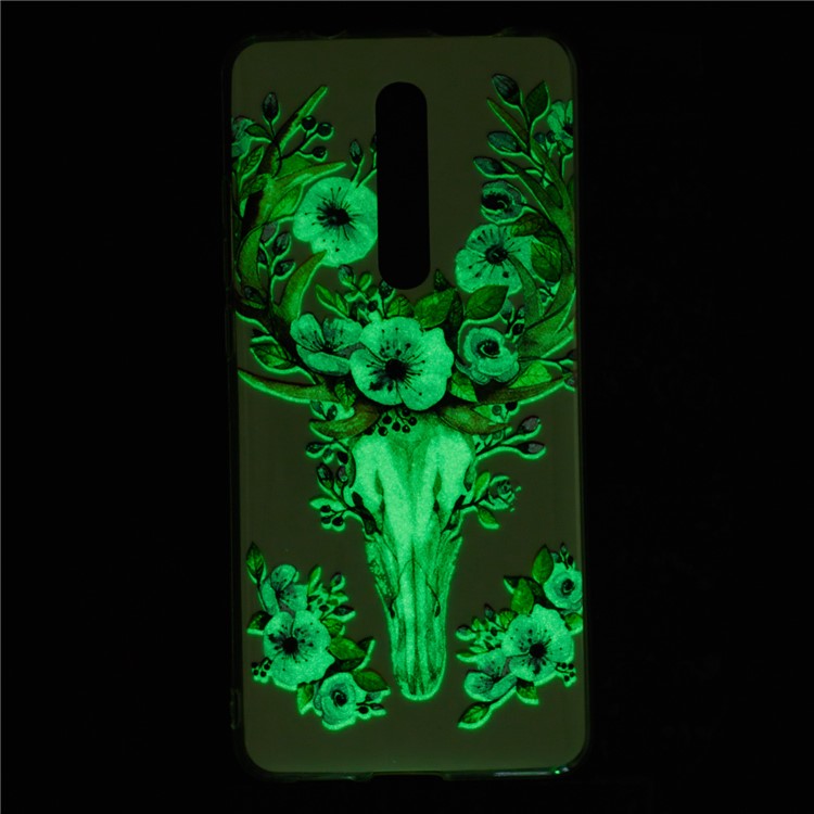 Luminous IMD TPU Case Cover for Xiaomi Redmi K20 / Mi 9T / K20 Pro / Mi 9T Pro - Flowered Elk-6