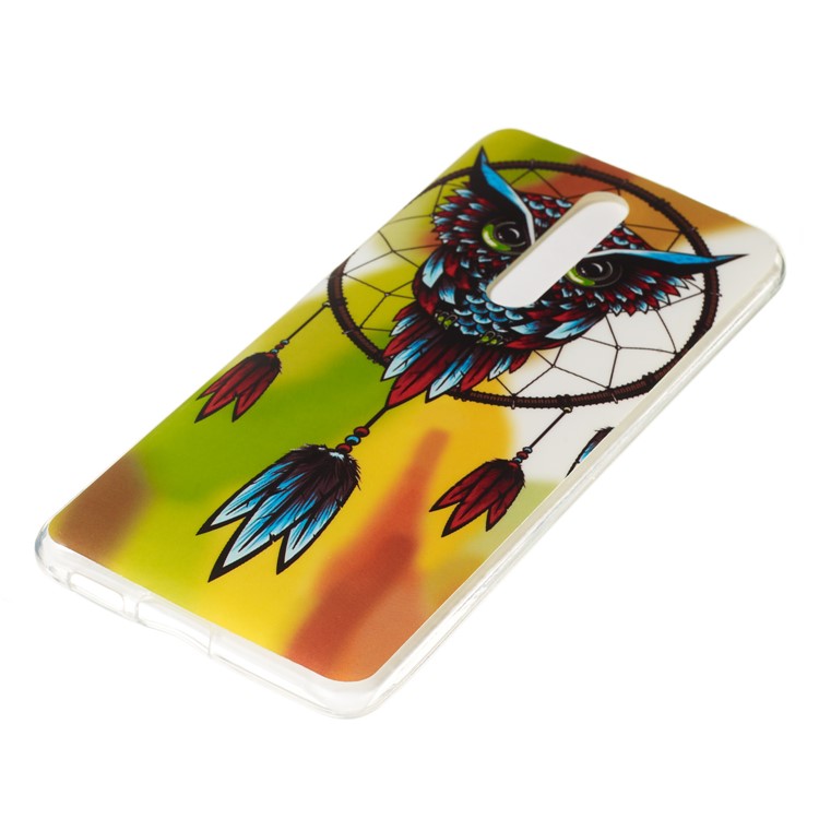 Luminous IMD TPU Case Cover for Xiaomi Redmi K20 / Mi 9T / K20 Pro / Mi 9T Pro - Owl and Dream Catcher-4