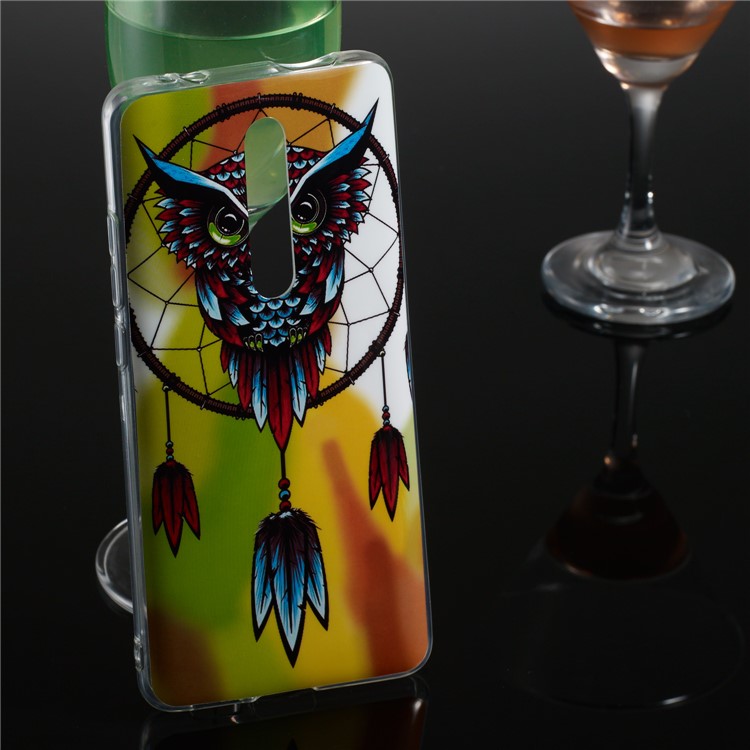 Luminous IMD TPU Case Cover for Xiaomi Redmi K20 / Mi 9T / K20 Pro / Mi 9T Pro - Owl and Dream Catcher-7