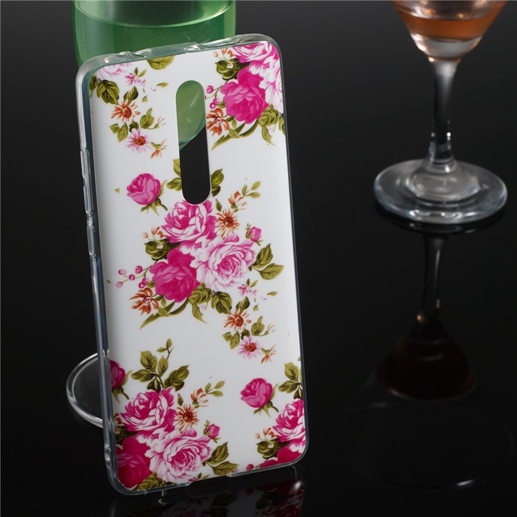 Luminous IMD TPU Case Cover for Xiaomi Redmi K20 / Mi 9T / K20 Pro / Mi 9T Pro - Blooming Flower-7
