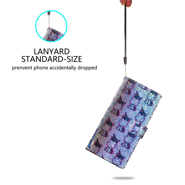 Printing Surface Glitter Sequins Leather Wallet Phone Cover for Xiaomi Redmi 7A - Unicrons-11