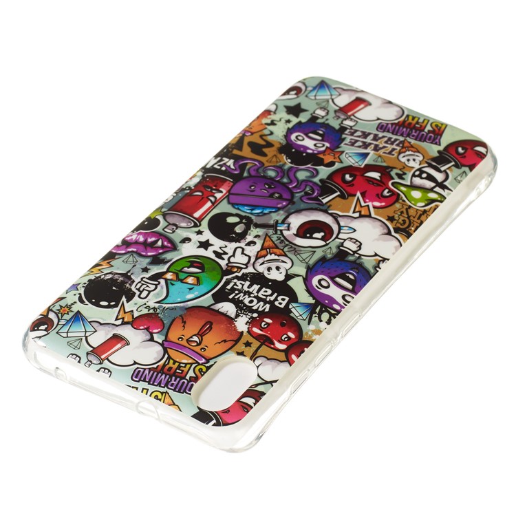 IMD Patterned Luminous TPU Back Phone Shell Case for Xiaomi Redmi 7A - Wow Brains-3