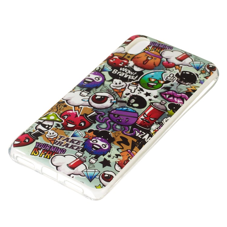 IMD Patterned Luminous TPU Back Phone Shell Case for Xiaomi Redmi 7A - Wow Brains-4