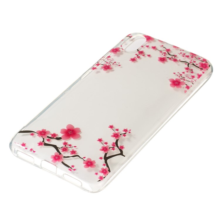 Printing Surface IMD TPU Shell Case for Xiaomi Redmi 7A - Pink Flowers-4