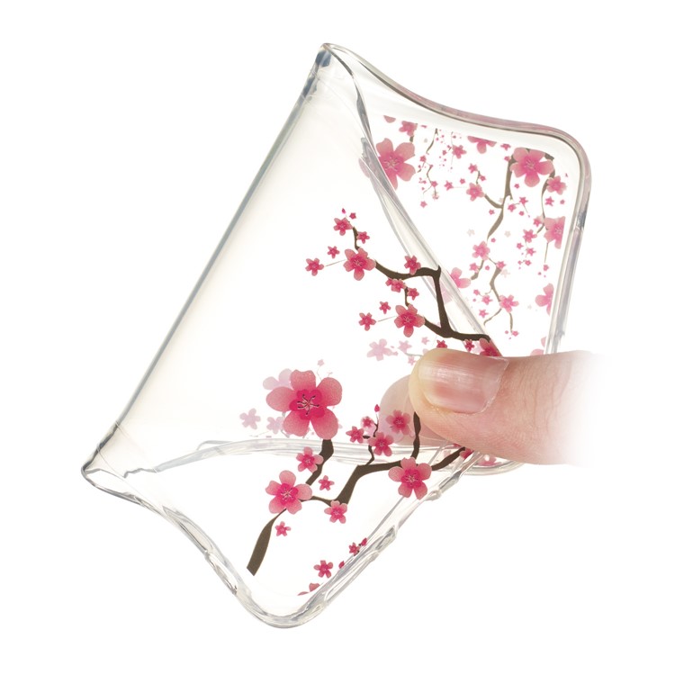 Printing Surface IMD TPU Shell Case for Xiaomi Redmi 7A - Pink Flowers-5