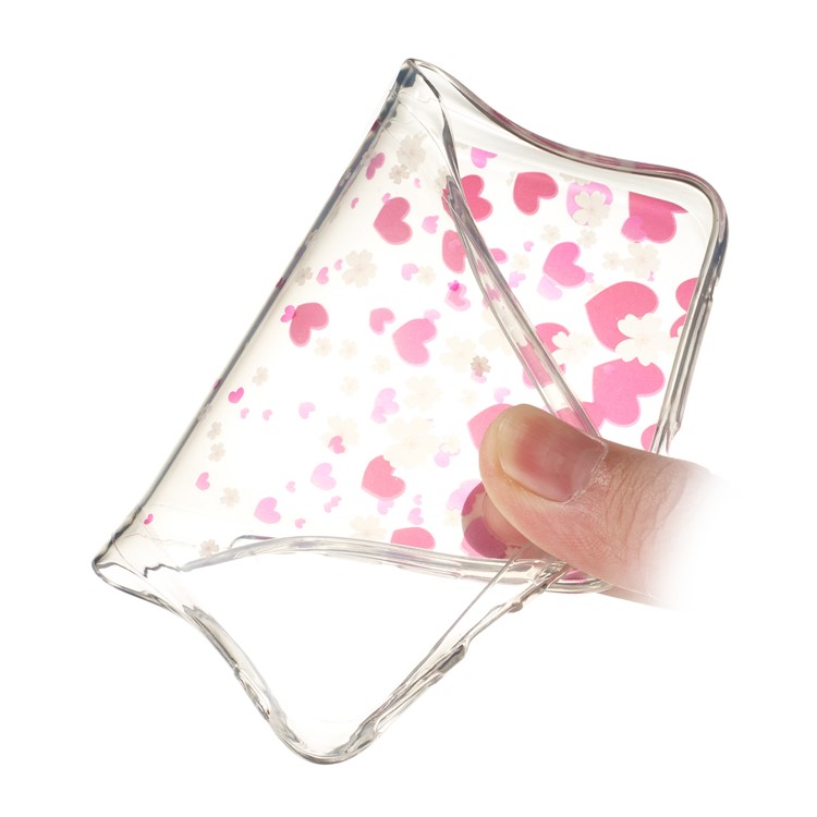 Printing Surface IMD TPU Shell Case for Xiaomi Redmi 7A - Hearts-5