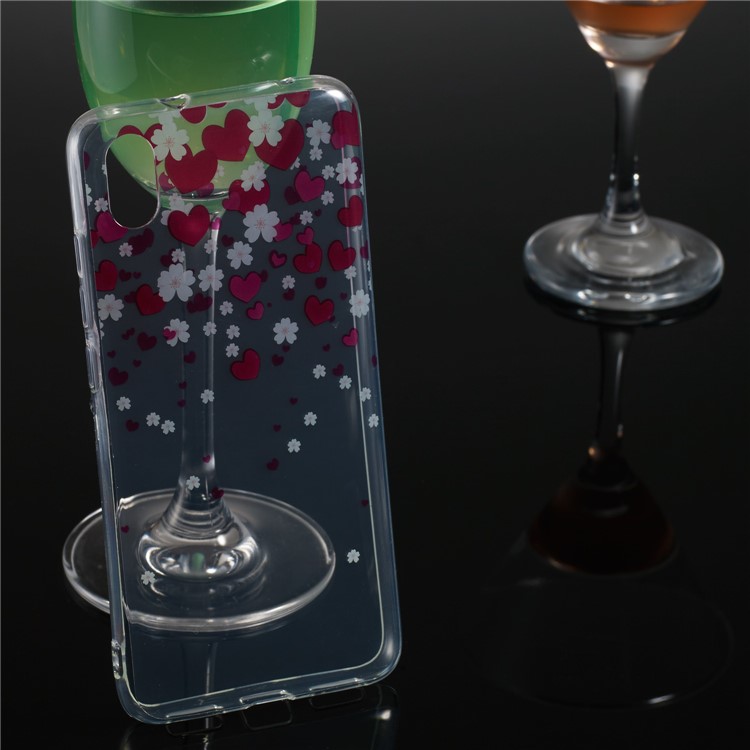 Printing Surface IMD TPU Shell Case for Xiaomi Redmi 7A - Hearts-6