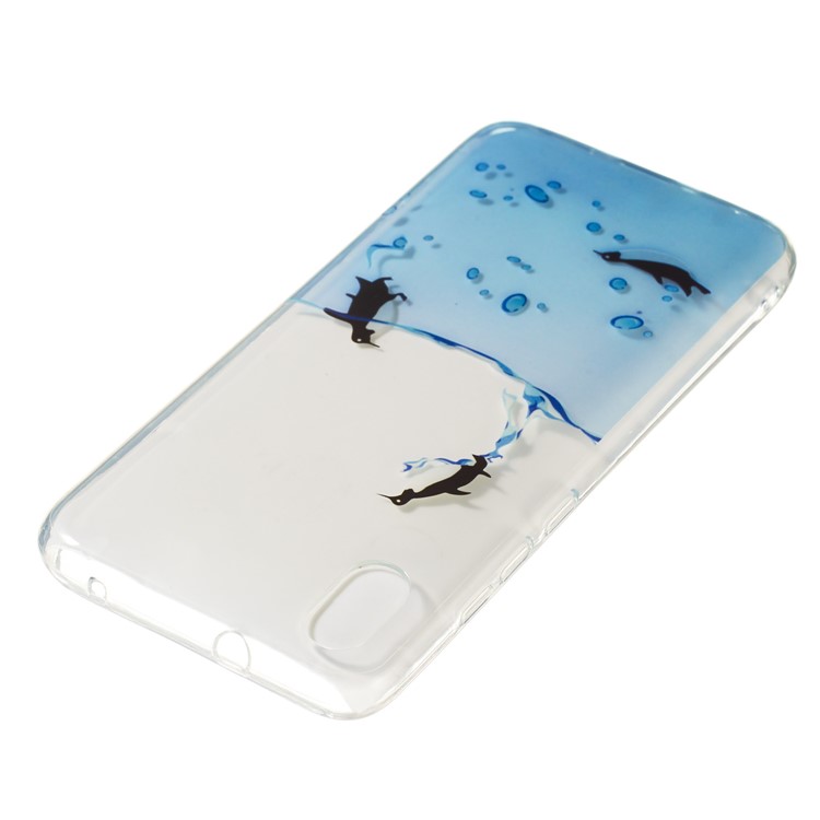 Printing Surface IMD TPU Shell Case for Xiaomi Redmi 7A - Penguins-3