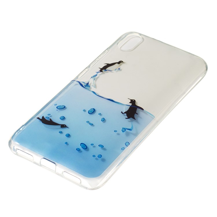 Printing Surface IMD TPU Shell Case for Xiaomi Redmi 7A - Penguins-4