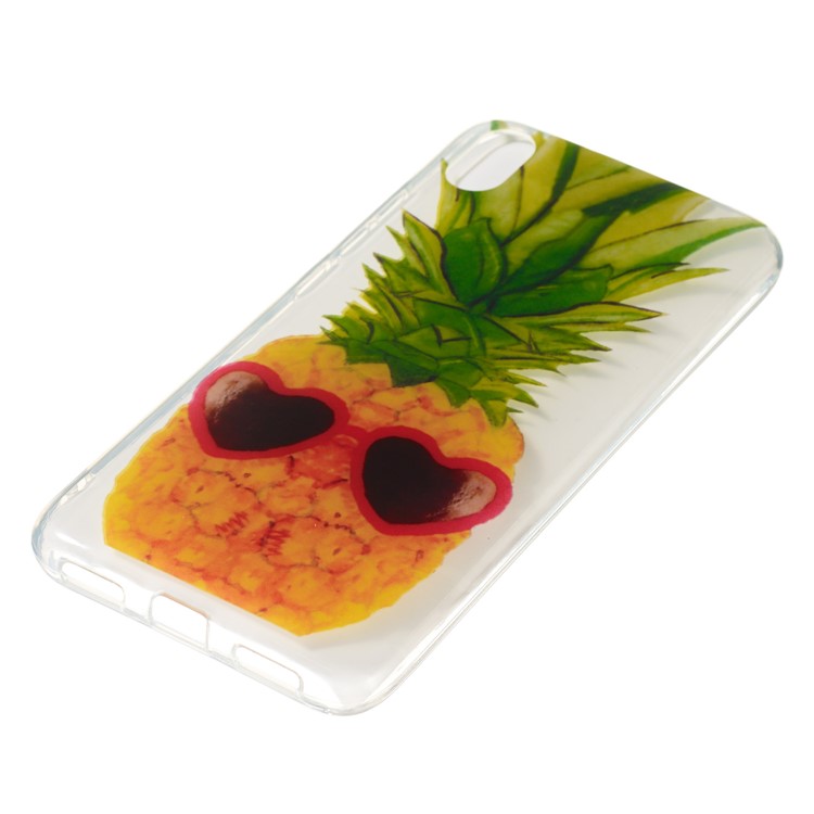 Printing Surface IMD TPU Shell Case for Xiaomi Redmi 7A - Pineapple-4