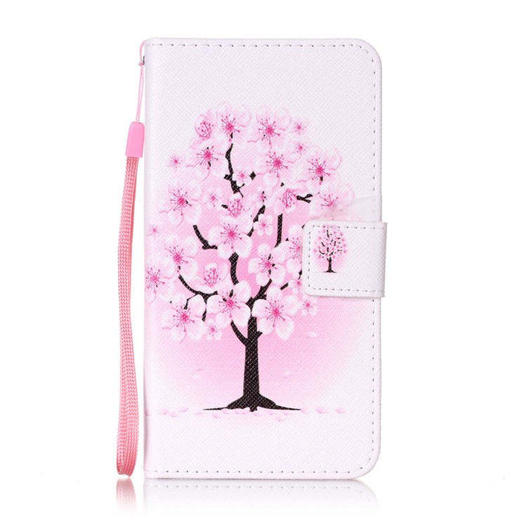 Leather Wallet Case for Xiaomi Redmi Note 3/Note 3 Pro - Plum Blossom-1