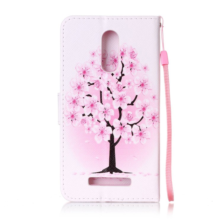 Leather Wallet Case for Xiaomi Redmi Note 3/Note 3 Pro - Plum Blossom-2