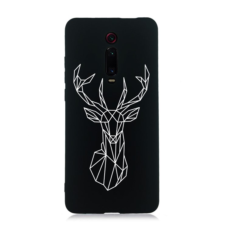 Embossment Style Printing TPU Phone Cover for Xiaomi Redmi K20 / Mi 9T / K20 Pro / Mi 9T Pro - Elk-1