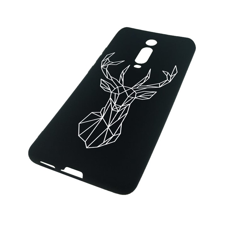 Embossment Style Printing TPU Phone Cover for Xiaomi Redmi K20 / Mi 9T / K20 Pro / Mi 9T Pro - Elk-4