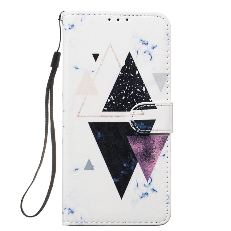 Pattern Printing Leather Wallet Stand Phone Cover for Xiaomi Redmi K20 / K20 Pro / Mi 9T / Mi 9T Pro - Triangle-2