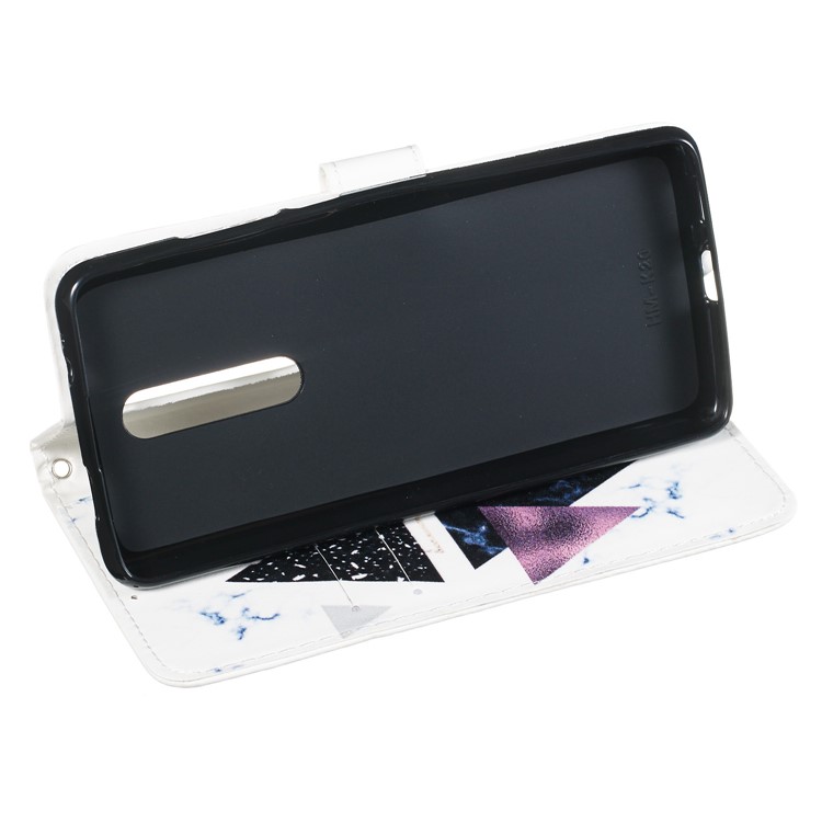 Pattern Printing Leather Wallet Stand Phone Cover for Xiaomi Redmi K20 / K20 Pro / Mi 9T / Mi 9T Pro - Triangle-7
