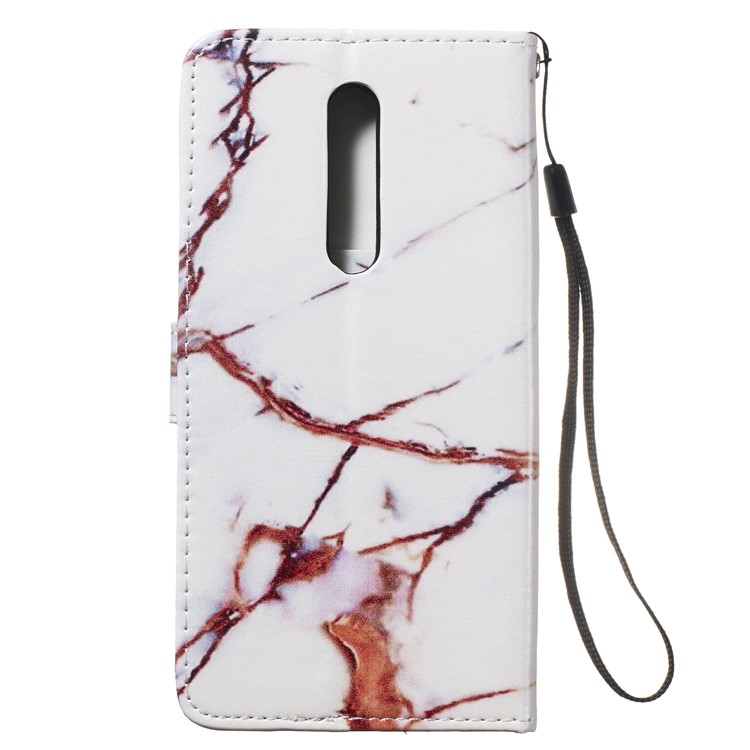 Pattern Printing Leather Wallet Stand Phone Cover for Xiaomi Redmi K20 / K20 Pro / Mi 9T / Mi 9T Pro - Brown Marbling-9