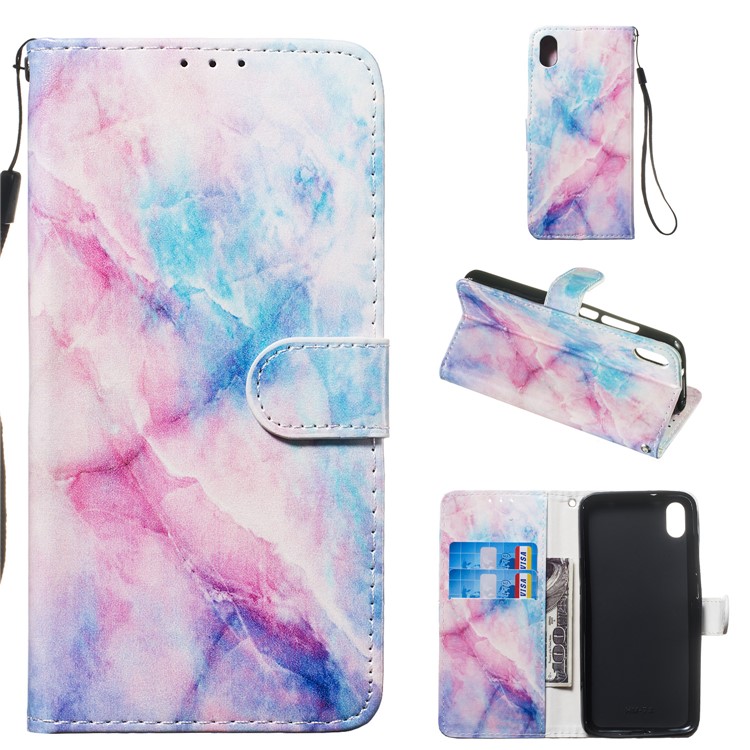 Pattern Printing Leather Wallet Stand Phone Case Cover for Xiaomi Redmi 7A - Multiple Colors-1
