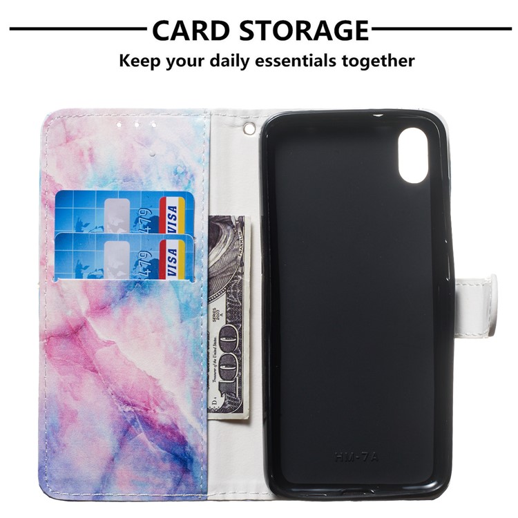 Pattern Printing Leather Wallet Stand Phone Case Cover for Xiaomi Redmi 7A - Multiple Colors-8