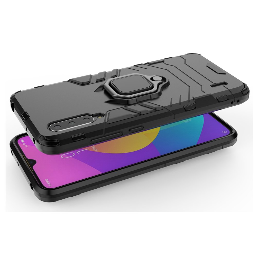 Custodia Combo TPU in Plastica Del Supporto Per Cavendario Per Xiaomi Mi 9 Lite/ Mi CC9/ mi CC9 Meitu Edition - Nero-5