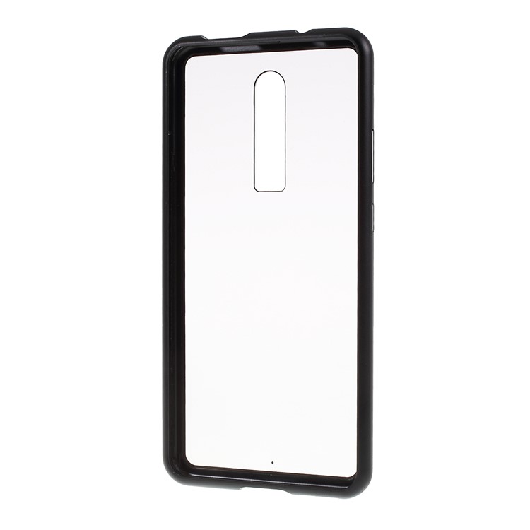 Magnetic Attraction Detachable Metal Frame + Tempered Glass Cover Mobile Phone Case for Xiaomi Redmi K20 / Mi 9T / K20 Pro / Mi 9T Pro - Black-10