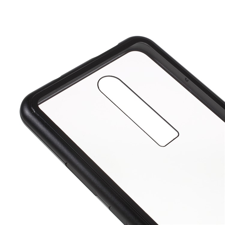 Magnetic Attraction Detachable Metal Frame + Tempered Glass Cover Mobile Phone Case for Xiaomi Redmi K20 / Mi 9T / K20 Pro / Mi 9T Pro - Black-11