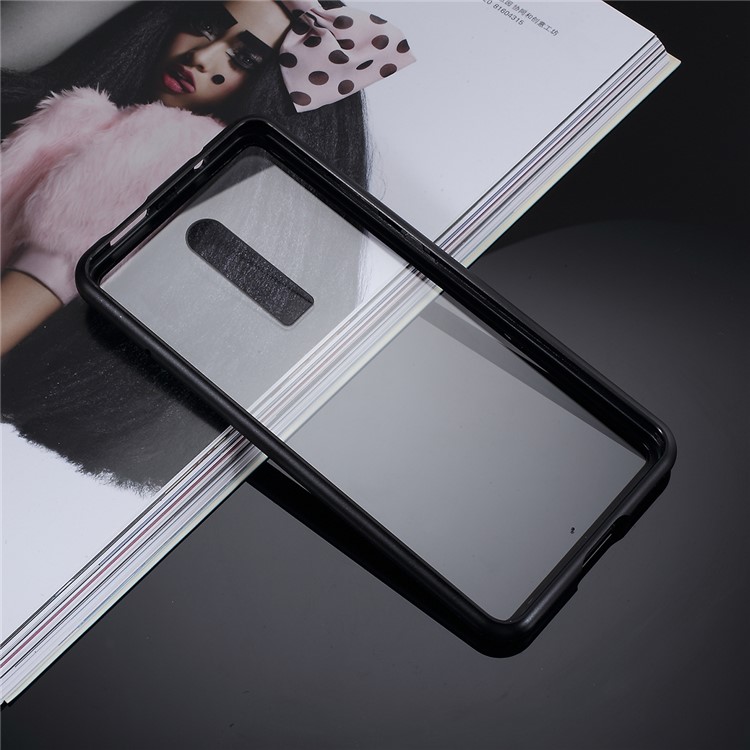Magnetic Attraction Detachable Metal Frame + Tempered Glass Cover Mobile Phone Case for Xiaomi Redmi K20 / Mi 9T / K20 Pro / Mi 9T Pro - Black-6