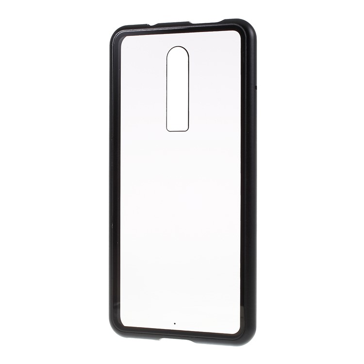 Magnetic Attraction Detachable Metal Frame + Tempered Glass Cover Mobile Phone Case for Xiaomi Redmi K20 / Mi 9T / K20 Pro / Mi 9T Pro - Black-9