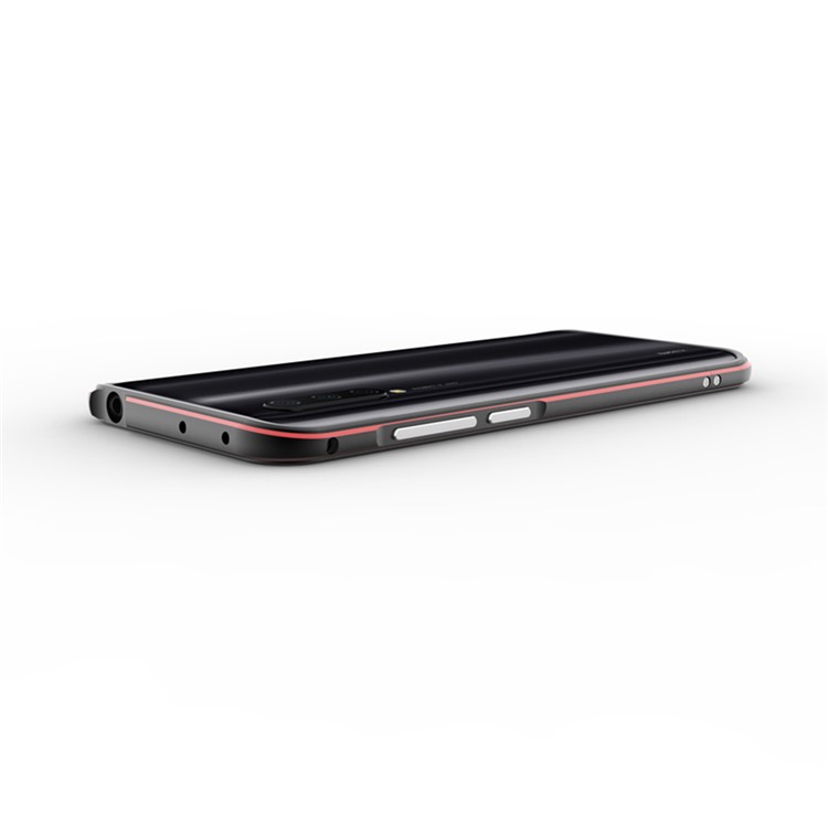 Metal Frame Protective Phone Shell for Xiaomi Mi CC9 - Black/Red-6