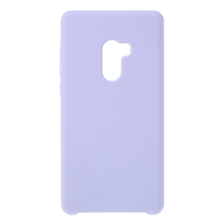 Soft Silicone Mobile Phone Case Shell for Xiaomi Mi Mix 2 - Purple-1