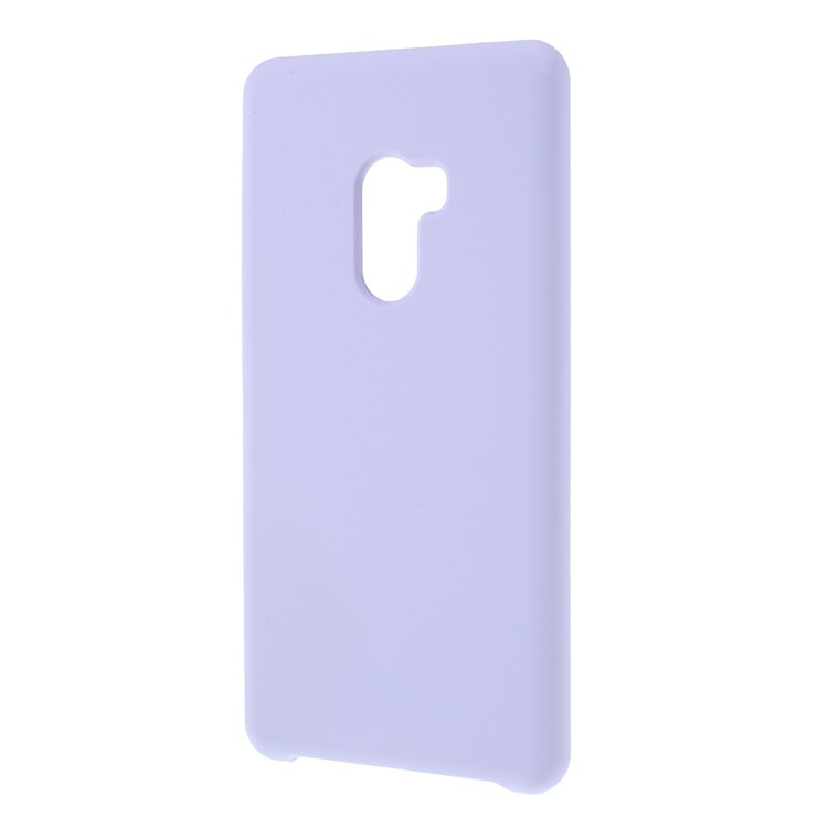 Soft Silicone Mobile Phone Case Shell for Xiaomi Mi Mix 2 - Purple-2