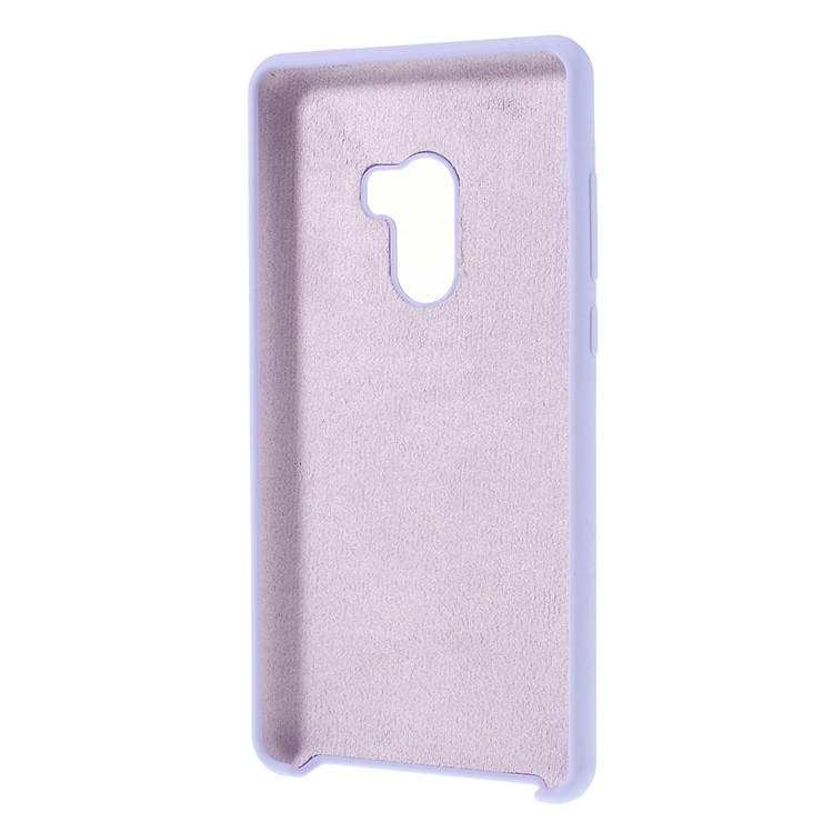 Soft Silicone Mobile Phone Case Shell for Xiaomi Mi Mix 2 - Purple-3