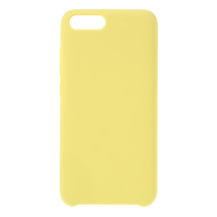 Soft Liquid Silicone Mobile Phone Case Shell for Xiaomi Mi 6 - Yellow-1