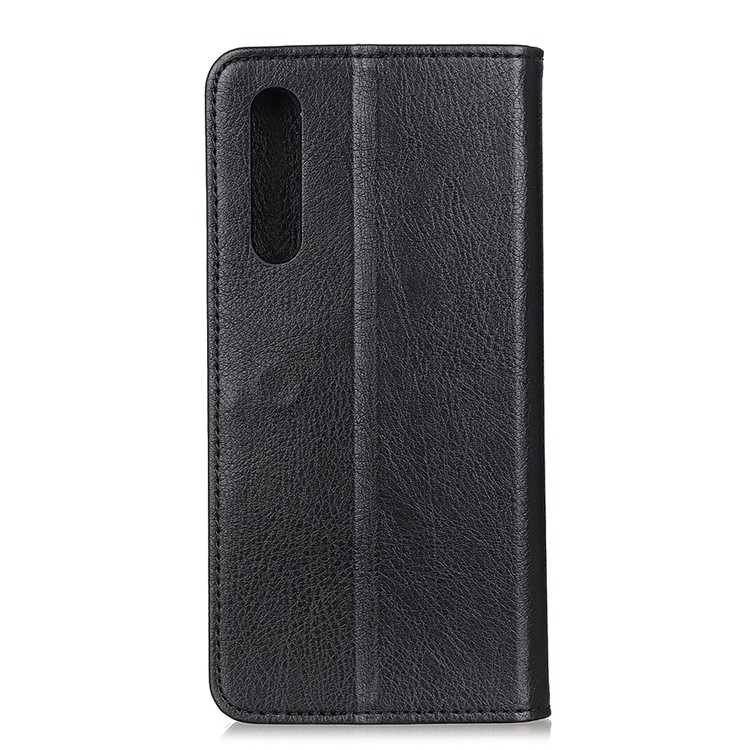 Auto-absorbed Litchi Texture Split Leather Phone Case for Xiaomi Mi CC9e/Mi A3 - Black-7