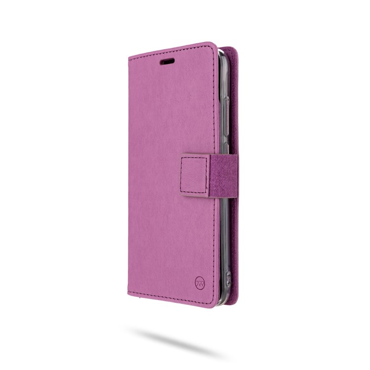 ROAR Square Style Leather Stand Phone Shell Cover Case for Xiaomi Redmi Note 7 / Note 7 Pro (India) / Note 7S - Purple-4