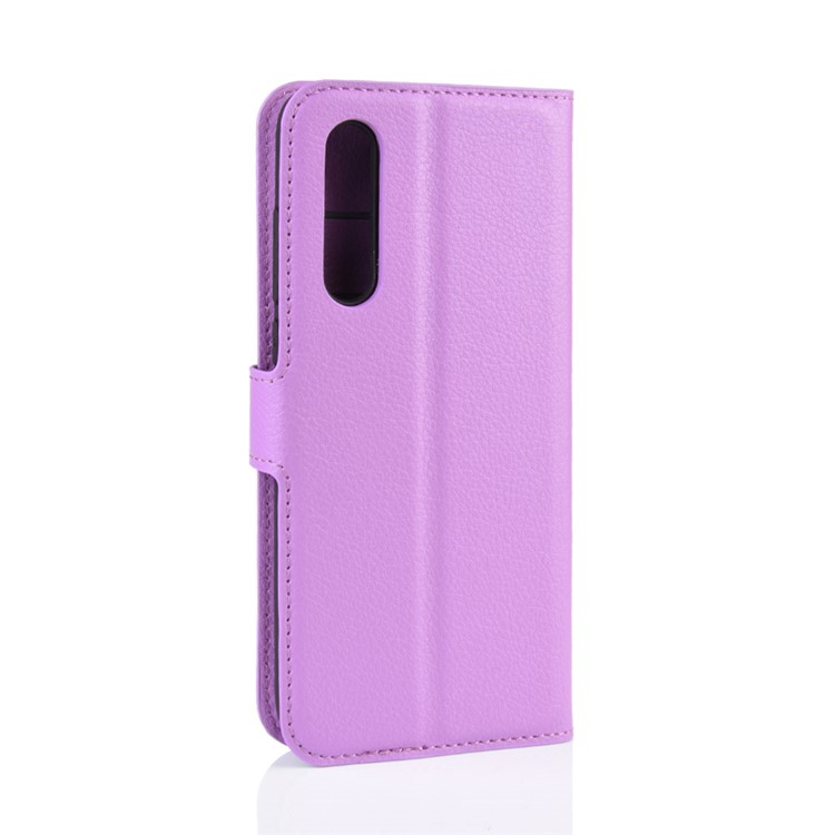 Litchi Skin Leather Wallet Case for Xiaomi Mi CC9 / Mi CC9 Meitu Edition/ Mi 9 Lite - Purple-6