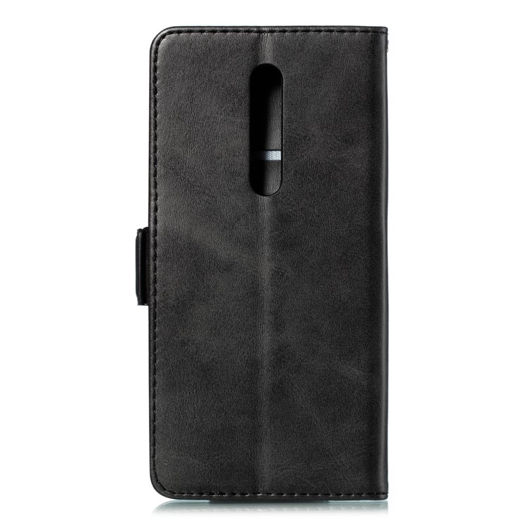 PU Leather Wallet Stand Flip Phone Case Cover for Xiaomi Redmi K20/K20 Pro/Mi 9T - Black-3