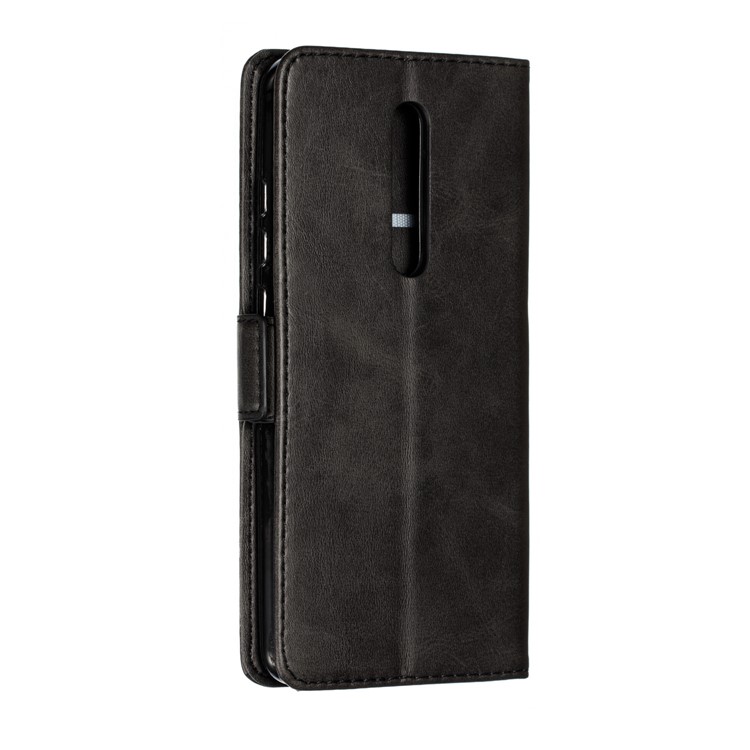 PU Leather Wallet Stand Flip Phone Case Cover for Xiaomi Redmi K20/K20 Pro/Mi 9T - Black-6