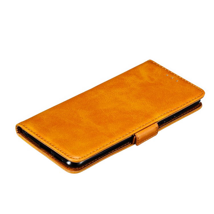 PU Leather Wallet Stand Flip Phone Case Cover for Xiaomi Redmi K20/K20 Pro/Mi 9T - Brown-8