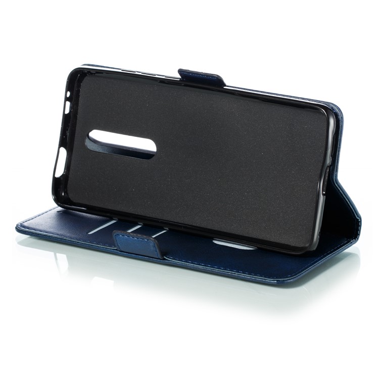 PU Leather Wallet Stand Flip Phone Case Cover for Xiaomi Redmi K20/K20 Pro/Mi 9T - Blue-11